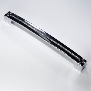 71031 Ручка-скоба с кристаллами хром CRL18-160